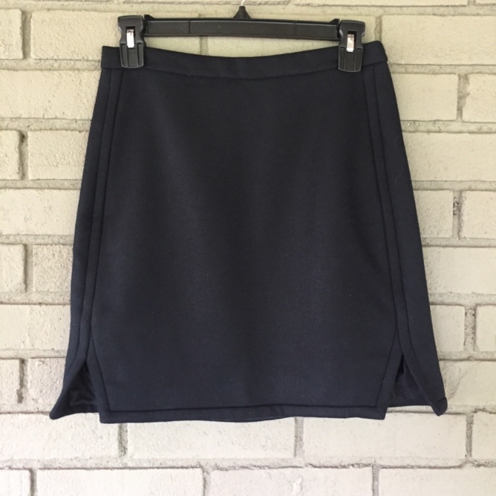 J Crew skirttail wool skirt